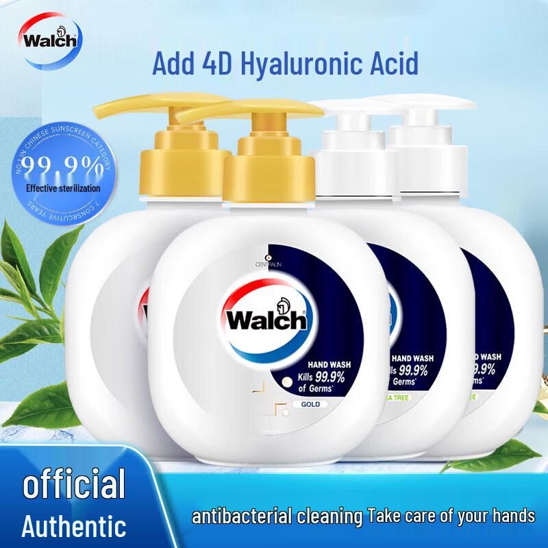 Walch 4D Hyaluronic Acid Antibacterial Hand Wash Duo Pack