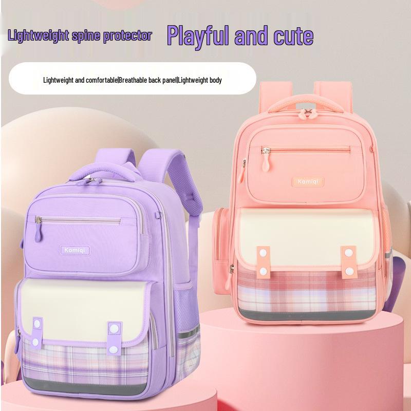 

Lightweight Spine-Protection Backpack for Girls, Grades 1-4