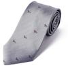[Rachel] Animal Print Necktie, Dog Pattern, 100% Silk, Jacquard Weave, DogCat Design, Small Pattern, One-Point Design, Water-Repellent, Comes with