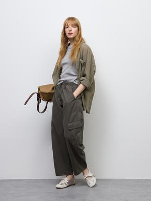 Cargo Barrel Ankle Pants+ec  69.0 Cm Long 