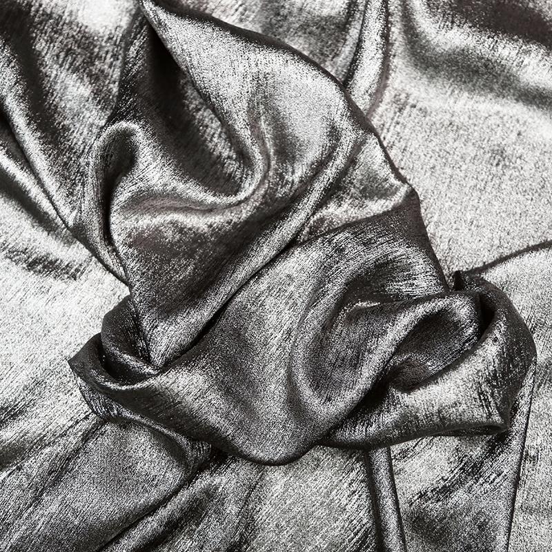 Fluorescencyjny Szyfon Specjalny Tłoczony na Gorąco Materiał Błyszcząca Kamizelka Spódnica Modny Materiał Projektancki Odpowiedni na Sukienki na Imprezę