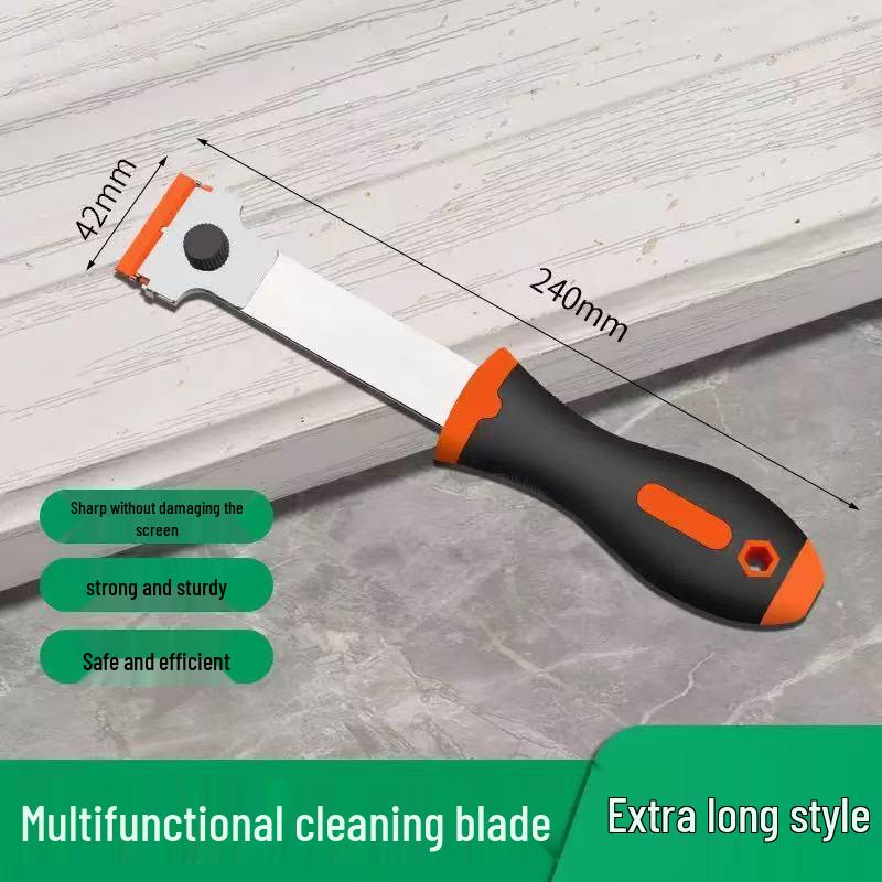 Multi-Functional Plastic Scraper for Screens and Glass - Safe Glue and Stain Remover
