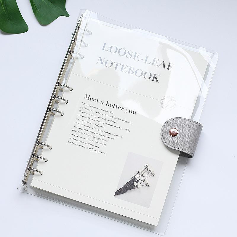 A5 A6 B5 Rose Gold Black With 90 Sheet Inner Page Binder Notebook Cover Diary Agenda Planner Paper Cover School Stationery