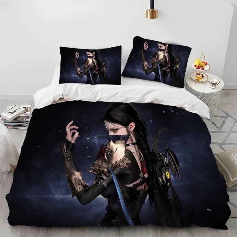 3D Lost ARK Spel Gamer Tecknadstäcke Sängklädesset, Påslakan Sängset Täcke Örngott, King Queen Size Sängklädesset Gåva