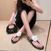 Fashion 2025 New Summer Women Sandals Genuine Leather Women Shoes Open Toe Low Heel Casual Buckle Strap Shoes Flower Modern Sandals