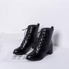 Women's High-heeled Short Boots Autumn and Winter Comfortable Versatile Thick-heeled Large-size Casual Short Boots