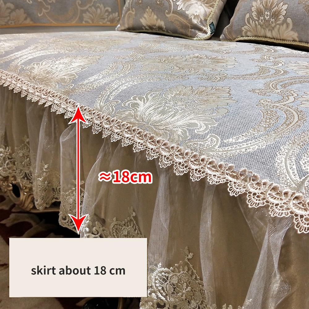 European-style Retro Non-slip Sofa Cover Couch Cushion Armchair Towel Jacquard Four Seasons Living Room Furniture Sofa Protector