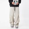Men's Women's High Street Drawstring Casual Cargo Baggy Wide Leg Pants Trousers For Men Streetwear Sweatpants Jogging Track Pants
