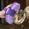 Bendable Horse Grooming Brush Cleaning Tool Bendable Brush Horse Care Tool for Full Body Grooming Easy to Use