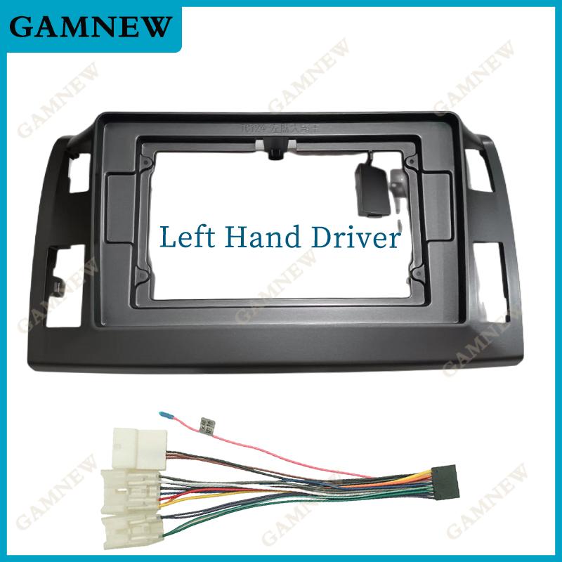 10 Inch Car Frame Fascia Adapter Cable Wire Harness Android Radio Dash Fitting Panel Kit For Toyota Previa 3 XR50 Estima Tarago