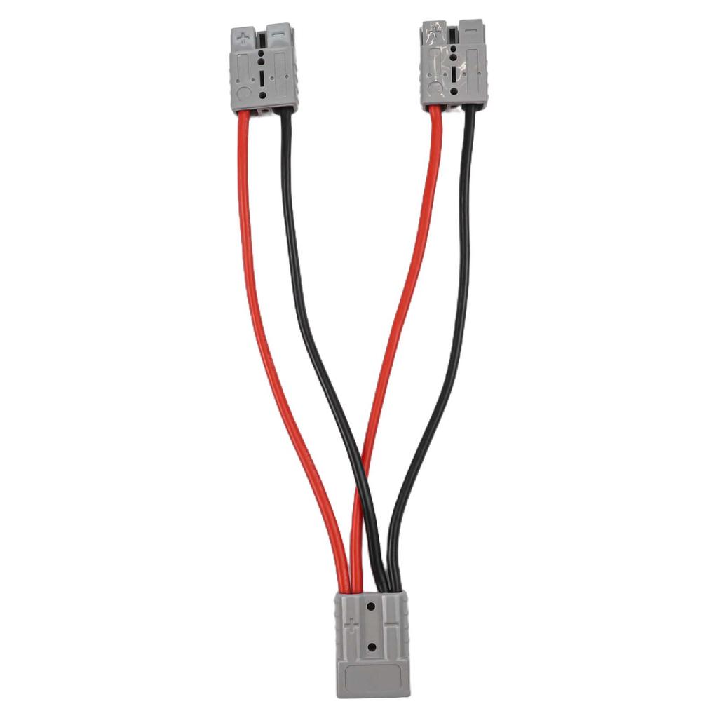 Useful Brand New Replacement Y Adapter Car 50A Accessory Cable Gender-Free Polarity Protected Battery Connector