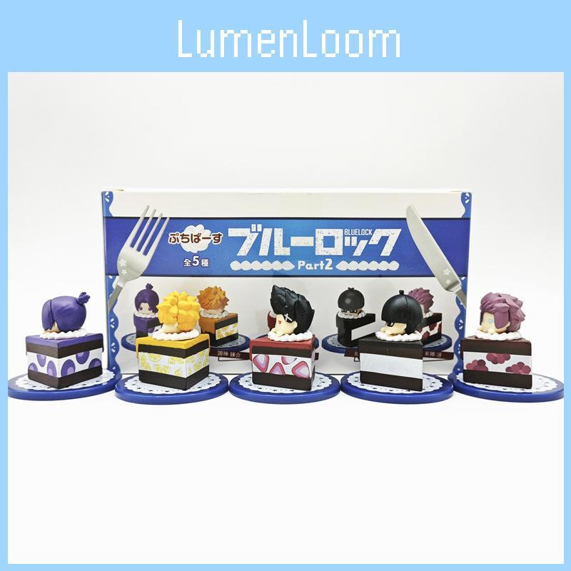 Blue Action Lock Figure Cartoon Model Toy Decoration Doll Children Ornament Gift