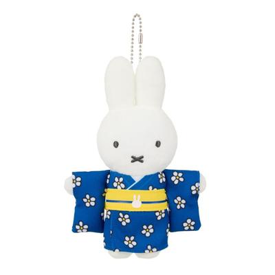 Japanesque Miffy Kimono Mascot Keychain Floral Pattern 608669