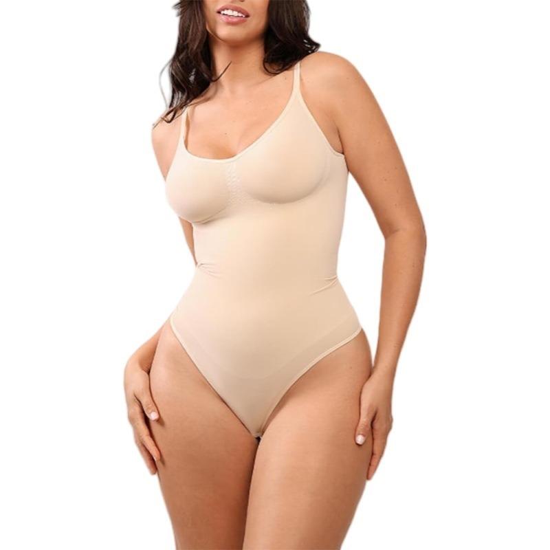 Große Größe Nahtloser Rückenfreier Po-Hebender Bauchkontrollierender Formender Bodysuit Formwäsche