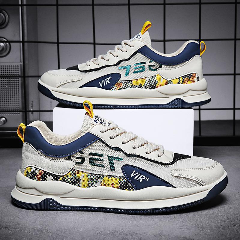 New summer breathable thin mesh casual running shoes sports dad shoes 39
