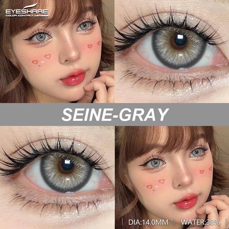 Eyeshare Neue Mode Farbige Kontaktlinsen Dunkelblaue Kontaktlinsen Grüne Schöne Linsen Braune Kontaktlinsen Graue Weiche Linsen 1 Paar
