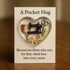 Pocket Card Inspirational Heartwarming Pocket 3D Heart Hug With Card For Teens Boys Girls Students Adults Friends Him Her