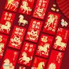 6Pcs/Set Chinese  Year Money Envelope Horse Year Red Envelope Red Pocket Spring Festival Envelope