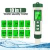 5 In1/ 7 In1/ 10 In1 Multifunction Water Quality Monitor PH/TDS/EC/ORP/Salinity/S.G/TEMP/H2/Fertile/Resistivity PH Meter 1 Pcs