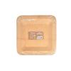Set De Plateaux - Eco Responsable - Bambou - 25x25 Cm - Carré - Beige