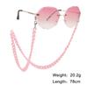 Dreamtimes Eyeglass Chain Strap Holder Cord Acrylic Sunglasses Necklace Holder Sunglasses Chain Eyewear Retainer Lanyard