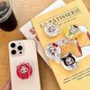 New Cute Cartoon Telescopic Folding Phone Holder with Airbag - Portable Desktop Back Sticker