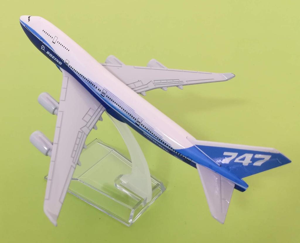 Kiumi Boeing Prototype 747 B747 Boeing Approx. 1/400 Scale Model Japan Airlines All Nippon Airways Airbus M06