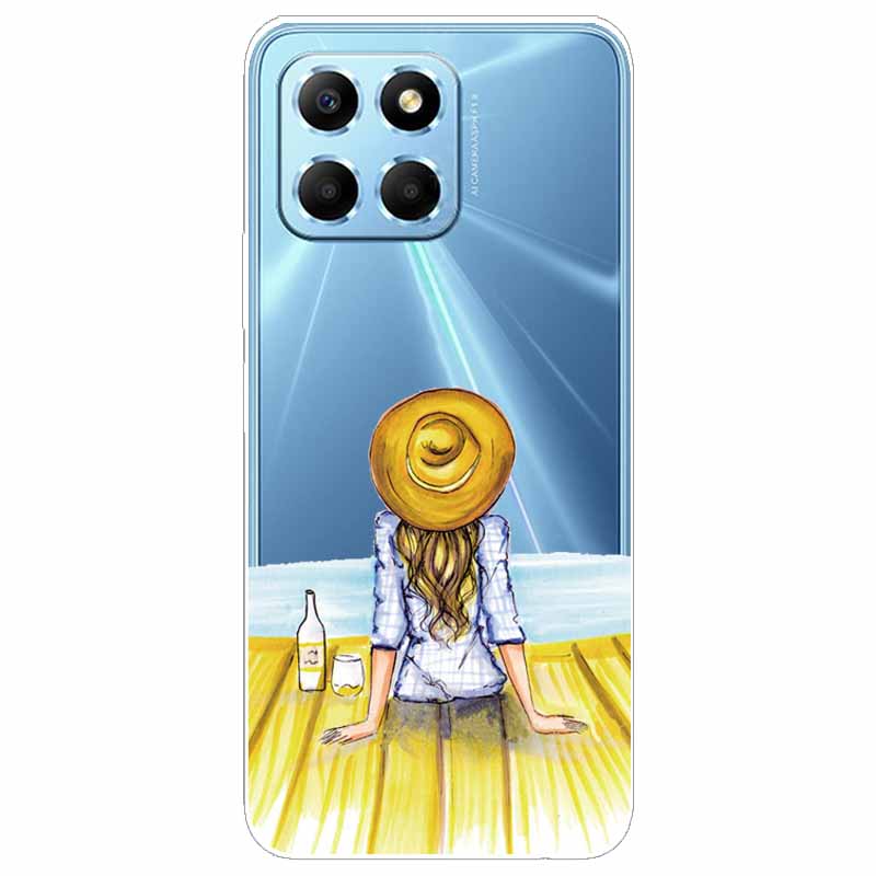 For Honor X6 Case HonorX6S Transparent Soft TPU Silicon Phone Cover For Huawei Honor X6S 2022 Case 6.5 Inche VNE-LX1 Clear Funda