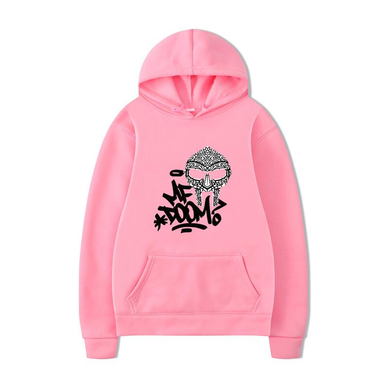 ME DOOM Printed Men's Autumn and Winter New Hoodie Brand Hoody Clothes Vintage Fashion Long Sleeve Pullovers