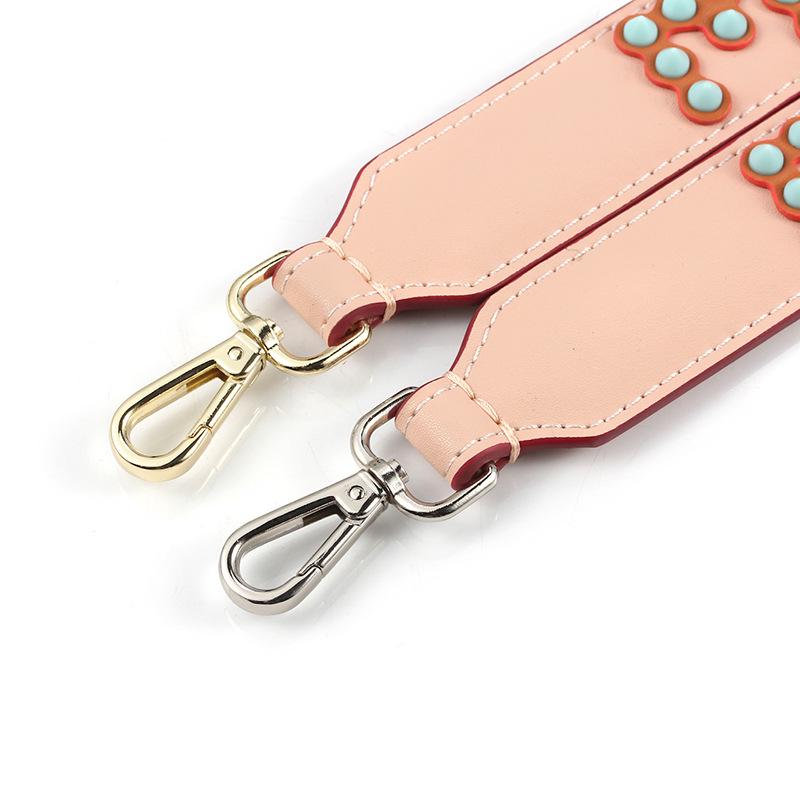 LOVE Letter Cowhide Short Strap | Handheld & Shoulder Leather Handbag Strap