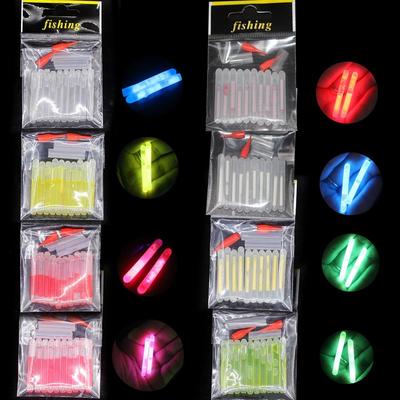 Leuchtstab Clip-On Angelrute Leuchtstäbe Dunkel leuchtend Fluoreszierender Leuchtstab Leuchtendes Schwimmer Schwimmer Angelruten-Leuchtstab