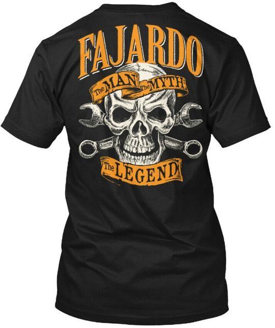 Fajardo The Man Myth Legend T-Shirt Made in the USA Size S to 5XL 2XL