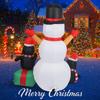 5.9FT LED Light Inflatable Snowman Penguins Toy Xmas Party Yard Decor Home Supplies Ornaments Gift Christmas Holiday Decoration