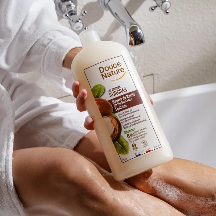 

Органический мягкокислотный гель для душа большого объема с маслом ши 1000 мл гель для душа для беременных