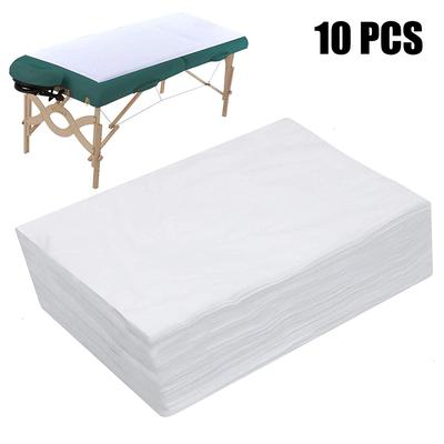 10Pcs Disposable Non Woven Bed Sheet Waterproof and Oil Proof Bed Cover for Beauty Salon SPA Tattoo