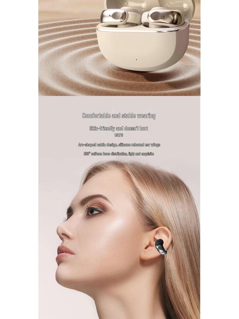 2025 GTS31 Wireless Ear Clip Sports Earphones – Non-In-Ear, Long Battery, High-Quality Sound Bluetooth.