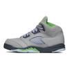 Air Jordan 5 Retro PS Green Bean 2022 Çocuk Spor Ayakkabısı Gri Gümüş Flint-Gri DQ3735-003