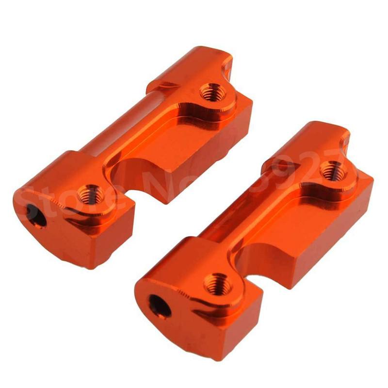 2Pcs RC FS Racing 512006 Aluminum Alloy Front Rear Gear Suspension Fixed Box Mount(Al.) For 1/10 Scale Models RC Car Truck Buggy