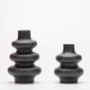 Modern Ceramic Vase Minimalist Matte Finish Unique Geometric Design Decorative Flower Pot for Home Office Airbnb Stylish Elegant