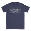 AC-DC T-Shirts Herren Rein Lustiges T-Shirt Rundhals T-Shirts Kurzarm Kleidung 4XL 5XL