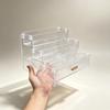Space Save Jewelry Cosmetic Storage Tray with A Drawer Nail Polish Perfume Stand Holder  Home Use