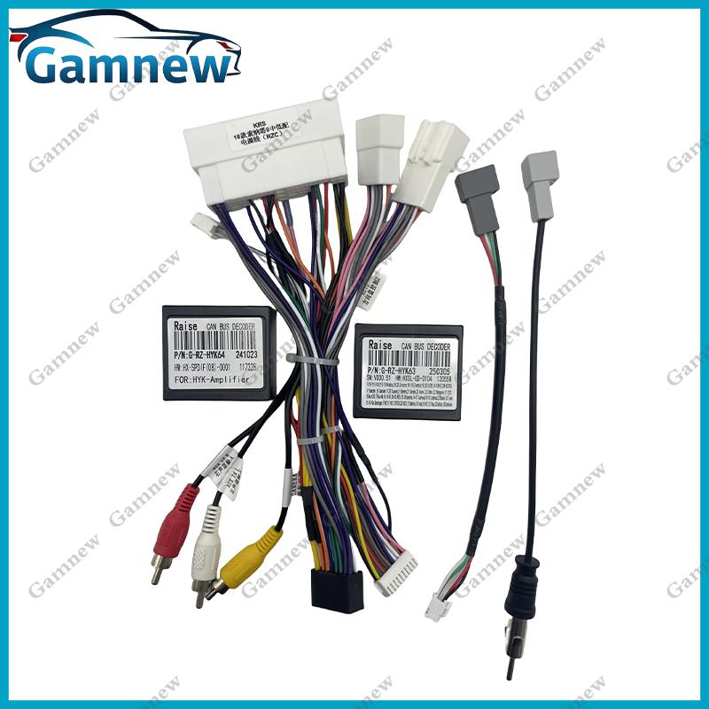 

Car 16pin Wiring Harness Adapter Canbus Box Decoder For Hyundai Sonata 9\10 KIA KX7 KX5 2018+ Cable Canbus