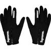 Supreme Windstopper Zip Gloves Black