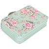 Pencil Case Rose Printed Multi Layer Zipper 252 Slots Portable Pen Holder Storage Pocket(Green Background Rose )