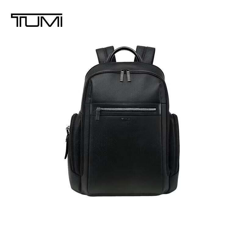 TUMI MONORE Men's Leather Business Laptop Backpack