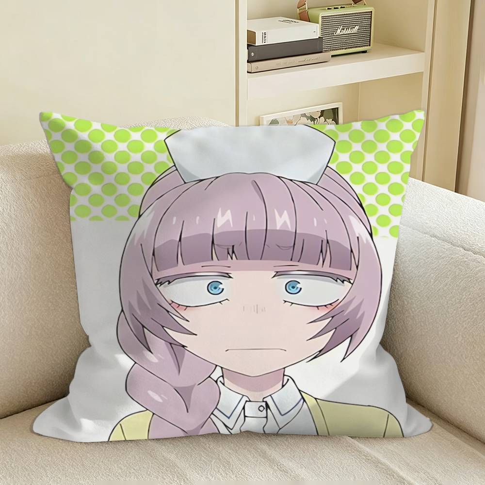 Night Girl Nanakusa Nazuna Anime Square Sofa Pillow Cover Solid Color Living Room Home Decor Cushion Case
