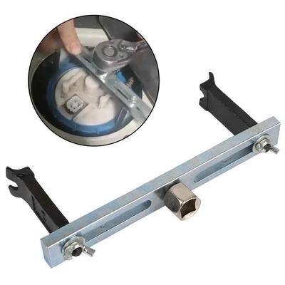 Fuel Pump Lid Tank Cover Wrench Adjustable Universal Repair Removal Spanner Ring Tool Fuel Pump Lid Change Spanner Detent Tools