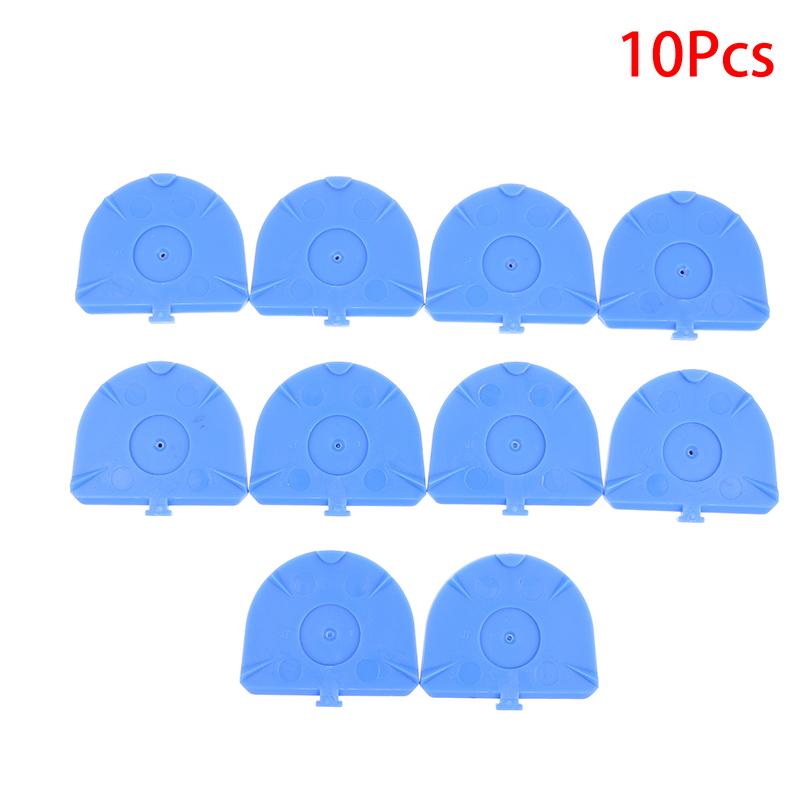 

10 шт. Стоматологические круглые пластиковые базовые пластины для лазерного пин-плантера для стоматологической машины для пин-плантера, детали, материалы для стоматологической лаборатории синий