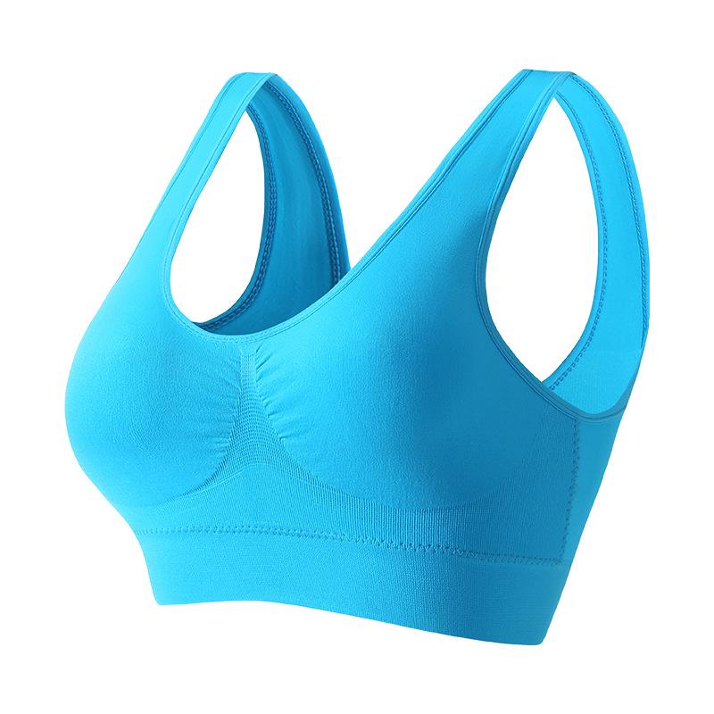 Women's Padded Push-Up Wireless Sports Bra: Yoga Tank Top, Plus Size, Ideal for Fitness, Running, and Sports