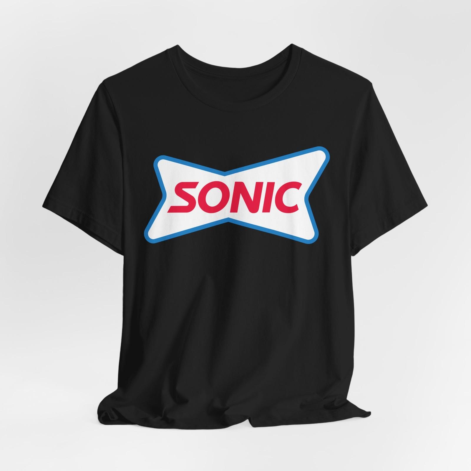 Unisex Sonic Burgers Restaurant Logo T-Shirt Size S-5XL S разноцветный